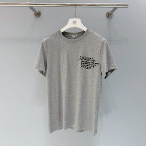 Loewe Wain Collaboration Embroidered Cat Short-Sleeve T-Shirt